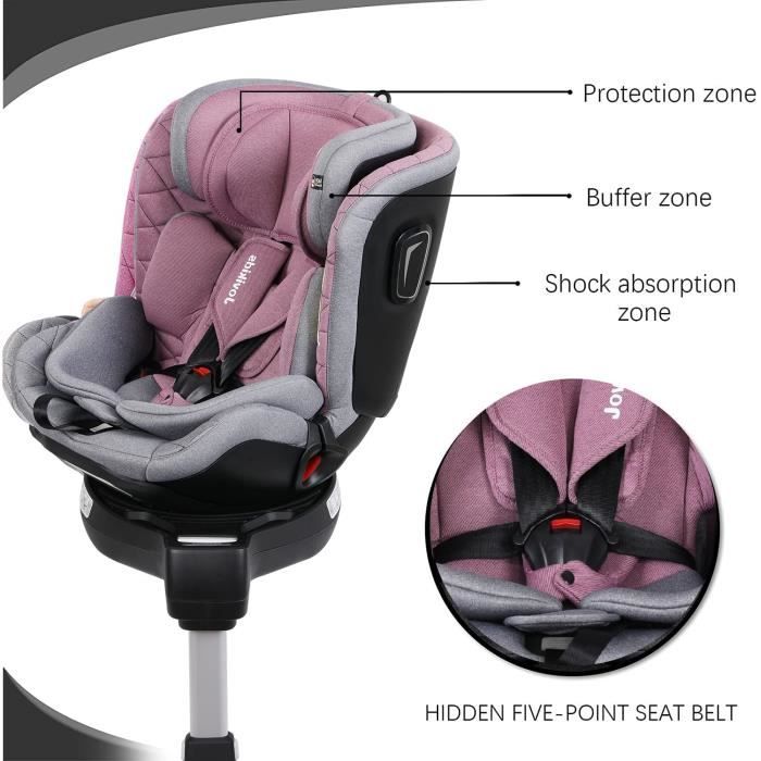 JOVIKIDS Si ge auto isofix One 360 Groupe 0 1 2 3 0 36 kg Les