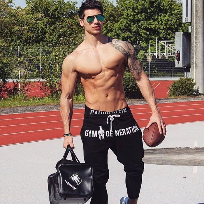 Pantalon de survêtement en coton pour homme - Mal Gyms Fitness