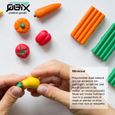 QBIX Set de pâte polymère - 36 couleurs - (28 g /ps) - pâte à modeler avec outils et boîte de rangement-3