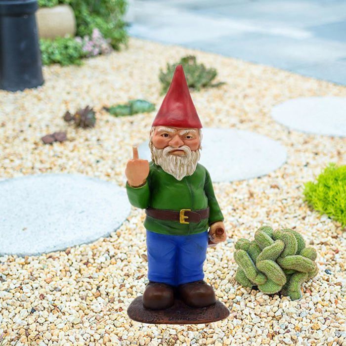 Nain De Jardin Doigt D'honneur - Le Nain De Jardin