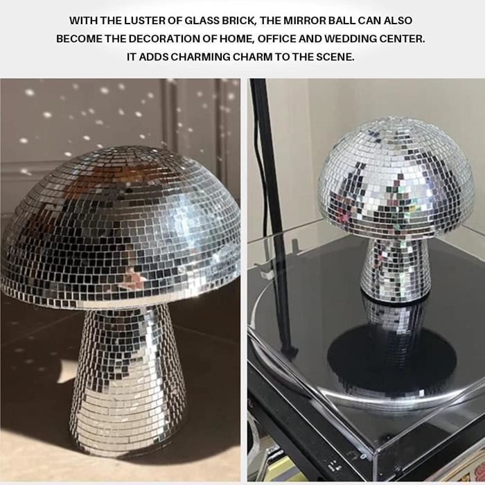 Disco Ball Led Disco Lamp avec 15 formes d'éclairage, effets de lumière  disco 360 tournant avec câble USB