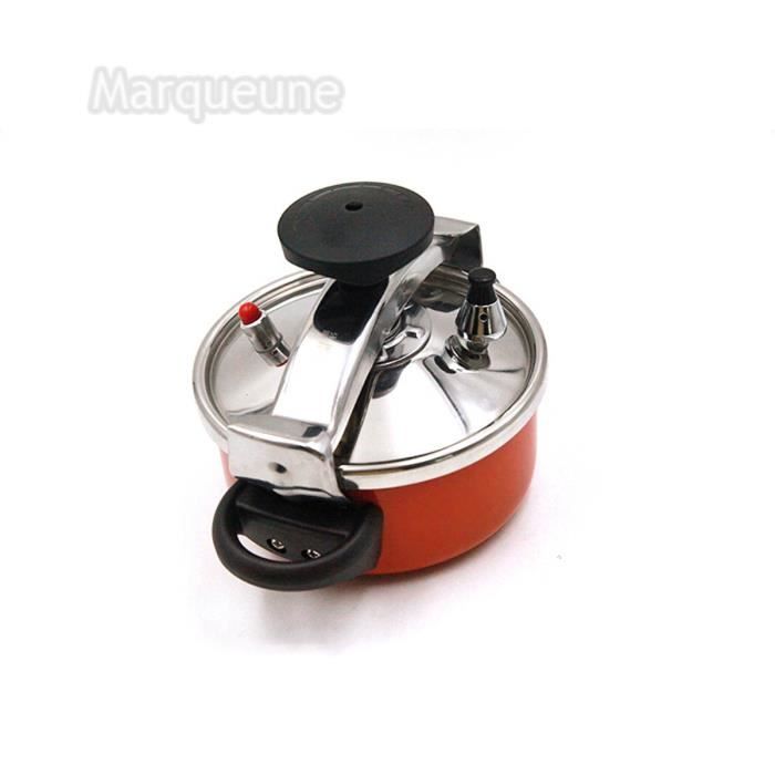 Autocuiseur Marqueune-mini-Acier Inoxydable,Capacité :2 litres--Orange -  Cdiscount Maison