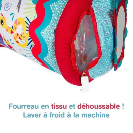 Ludi Rouleau De Bebe Tissu Polyester Et Pvc 40 X 27 Cm A Partir De 6 Mois Cdiscount Puericulture Eveil Bebe