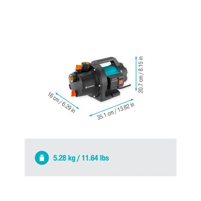 Pompe de surface GARDENA 3000/4 Electrique Noir 6700g — free download