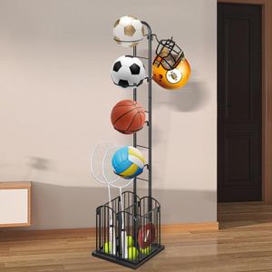 Panier Rangement Verrouillable Pour Ballons – Filet 60x62 Cm – Basket, Foot, Volley – Intérieur/Extérieur