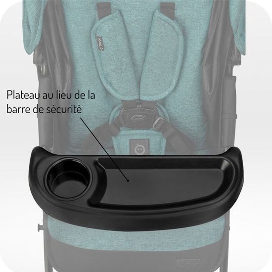 Poussette MoMi ISLA - Pour Bébé Dès 6 Mois Jusqu'à 15 Kg Avec Plein D'accessoires