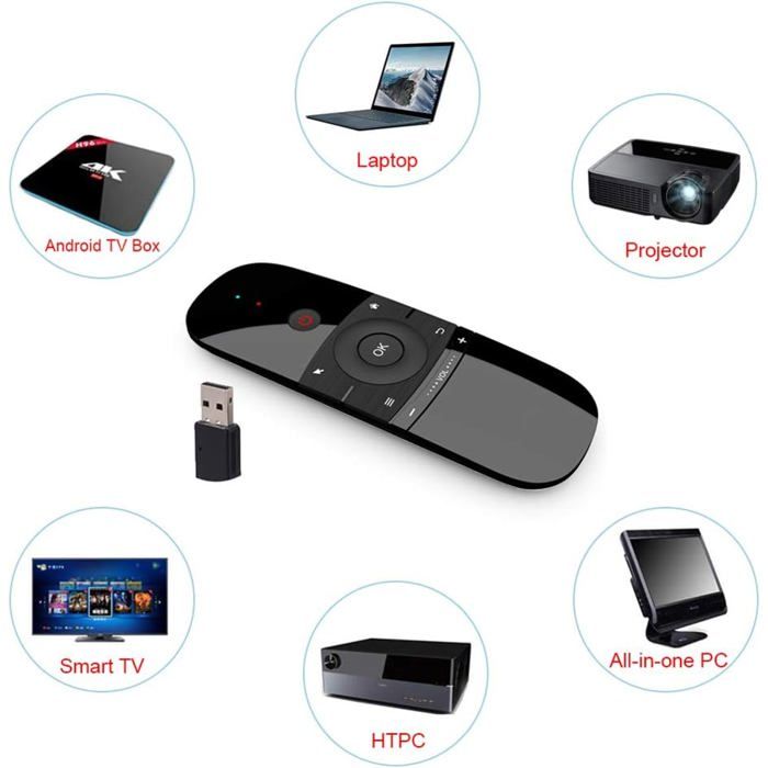 Télécommande Tourne-Page Sans Fil Pour Liseuse - Autonomie 48h, Design Ergonomique - Pour Kindle, Kobo...