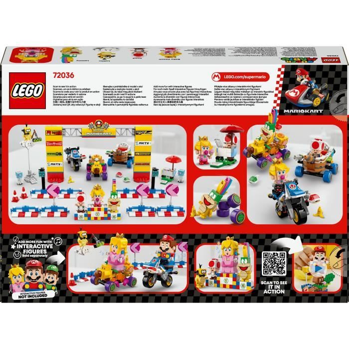 LEGO Super Mario 72036 Mario Kart – Bébé Peach et ensemble de grand ...