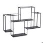 Etagere Murale Metal Rectangle 75x55 Cm Table Passion Noir