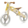 Draisienne Kinderkraft RUNNER - Vélo en bois sans pédales pour enfant à partir de 3 ans - Jaune-0