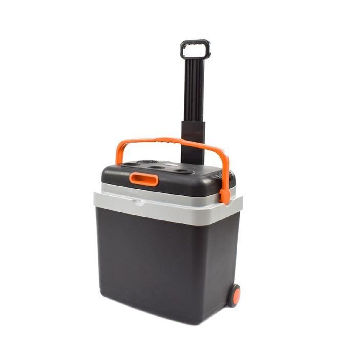 Glacière trolley chaud-froid 33L BLACK ICE biénergie roues