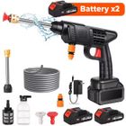 PRUMYA Nettoyeur haute pression sans fil, Rechargeable, pistolet à eau électrique, Machine à mousse pour batterie 21V, 35Bar, 200W, 240
