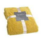 Plaid Damier Moutarde Amadeus 130x170