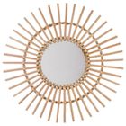 ATMOSPHERA CRÉATEUR D'INTÉRIEUR Miroir "Soleil" rotin D58cm - Atmosphera createur d'interieur