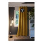 INTEX DECO Rideaux occultant + isolant phonique polaire Laponie Jaune - Lot de 2