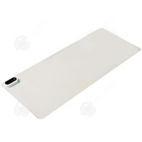 INN Tapis de souris chauffant 30-50 degrés celsius intelligent 5 niveaux de contrôle de la température 90x36cm bureau étanche blanc