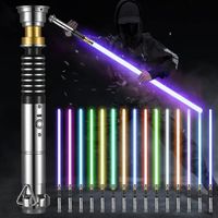 Sabre laser Star Wars - Luke Skywalker - Lisse balançoire - 15 couleurs - Métal Hilt
