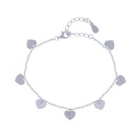 Les Poulettes Bijoux - Bracelet Argent Sept Coeurs