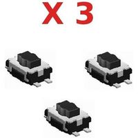 3X Switch bouton clé télécommande plip Peugeot Citroen Renault Pro-Plip
