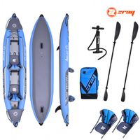Kayak gonflable ZRAY TORTUGA - 2 places - 400x90cm - poids 17kg - charge max 170kg