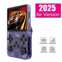 Console portable - R36S - Purple - 20 000 jeux intégrés - Écran IPS 3,5" - 128 Go de stockage
