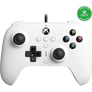 MANETTE JEUX VIDÉO Ultimate Wired pour Xbox, manette de jeu blanche C
