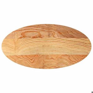 Panneau rond en bois massif hêtre rosé sur mesure