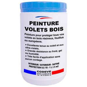 PEINTURE - VERNIS Peinture Volets Bois - Pot 1 L   - Codeve Bois - 1
