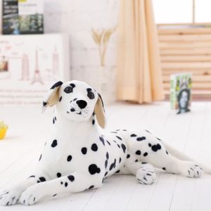 PELUCHE Noir - 50 cm - Animaux en peluche chien dalmatien 