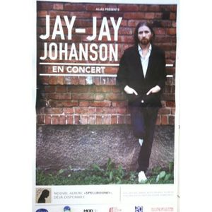 AFFICHE - POSTER Jay-Jay Johanson - 80x120 cm - AFFICHE - POSTER - 