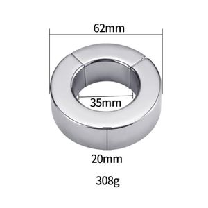 ANNEAU - COCKRING Civière magnétique en acier inoxydable, anneau de 