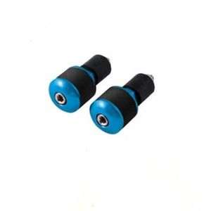 EMBOUTS DE GUIDON Embouts Guidon 13 & 17mm Scooter Moto Equilibrage Universel Contrepoids bleu   