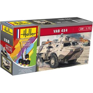 VOITURE À CONSTRUIRE Maquette de char d'assaut VAB - HELLER - Kit de mo