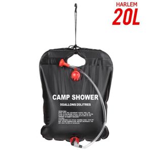 TENTE DE DOUCHE Accessoire Camping,Sac de douche 20l-40l,sac à eau chauffé à l'énergie solaire,Portable,pour extérieur,bain,Camping - Type 20L -B
