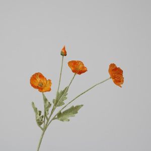 FLEUR ARTIFICIELLE Orange léger - Bouquet de fleurs artificielles pou