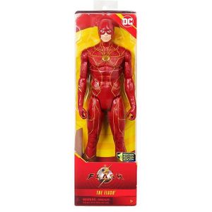 FIGURINE - PERSONNAGE Figurine Flash 30 cm articulee 1ere Edition Super Heros Film Movie DC Personnage Set Jouet Garcon et carte Tigre