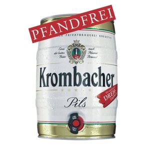 BIERE Krombacher fût de 5 litres de 4,8% vol