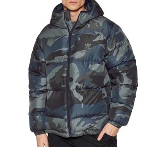 DOUDOUNE Doudoune Camouflage Noir/Marine Homme Adidas Camo 