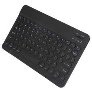 Clavier pour téléphone SURENHAP clavier sans fil Clavier Bluetooth sans fil, tablette, Smartphone, accessoires informatique d'ordinateur Rose Noir