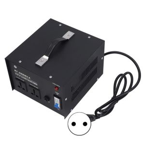 Convertisseur de Tension de Puissance, Multi-prises, Interface USB,  Convertisseur élévateur 110 V 220 V pour Appareils électriques (Prise UE)