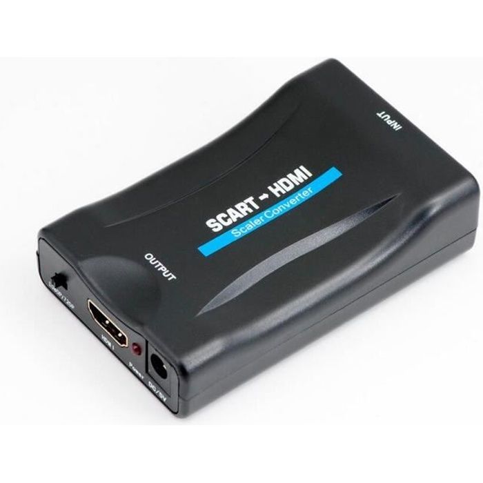 TLsiwio Adaptateur Peritel vers HDMI avec Câbles Péritel et HDMI