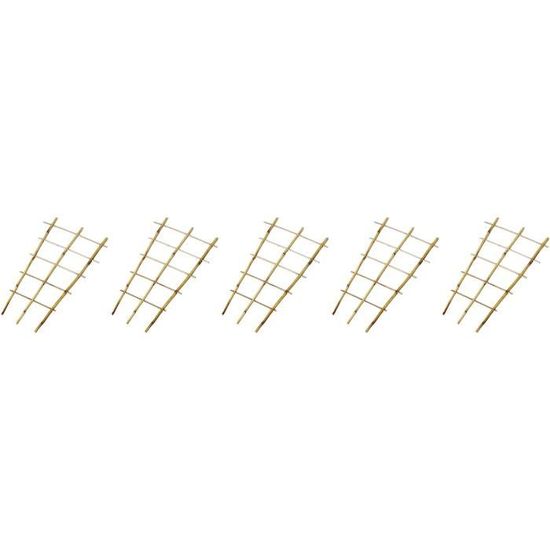Treillis Décoratif En Métal Pour Plantes - Piquet De Jardin Robuste Anti-rouille - Support Pour Fleurs Grimpantes, Lierre, Légumes Et Vignes - 2