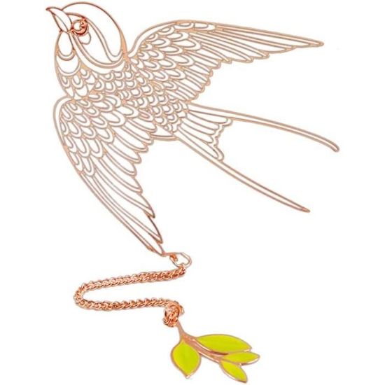 Lot De 2 Marque-pages En Métal En Forme De Chat Pour Femme