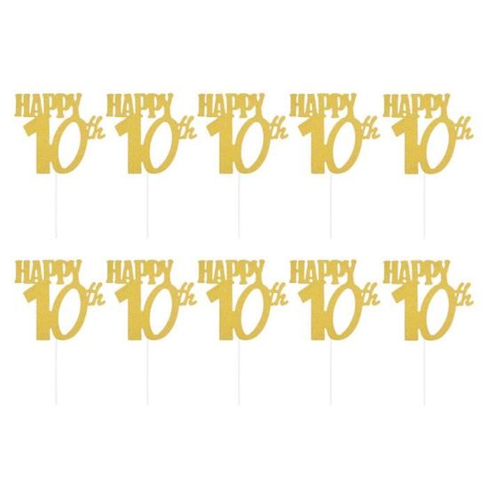 10 Pieces Decorations De Gateau Papier A Paillettes Brillant Heureux 10e Lettres Belle Decoration De Figurine Decor De Gateau Cdiscount Maison 10 Pieces Decorations De Gateau Papier A Paillettes Brillant Heureux 10e Lettres Belle Decoration De Figurine Decor De Gateau Cdiscount Maison