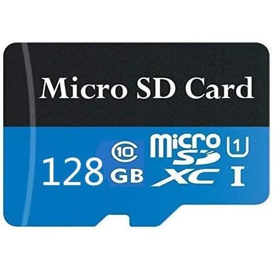 DHSFHD Carte Micro SD 128 Go 256 Go Carte SDXC Haute Vitesse Classe 10 avec Adaptateur SD 400 Go 