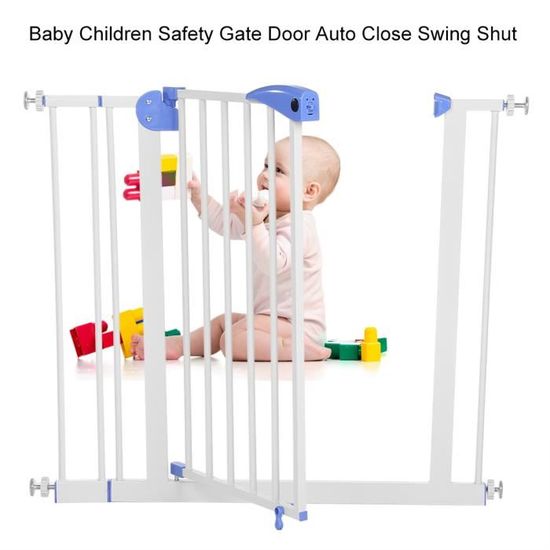 Barrière de Sécurité Bébé, Enfant - QNQ - 80-91cm - Escaliers, Portes, Couloir