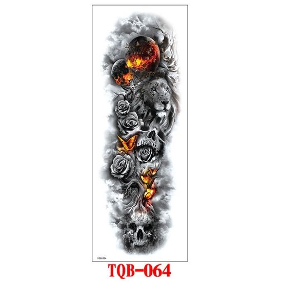 Tatouage Temporaire 4 Dragons Tribals Noirs - Effet Univers | Envoi Gratuit