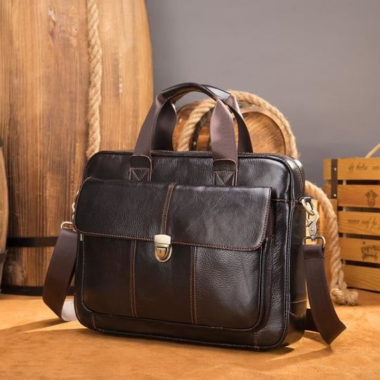 315 caf noir sac noir en cuir pour hommes sacoches pour