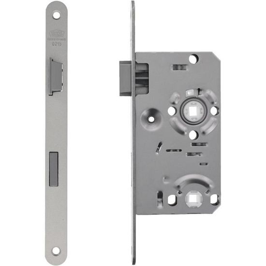 Cerradura Interna Recta Hafele De 55 Mm, Acero Inoxidable Cepillado