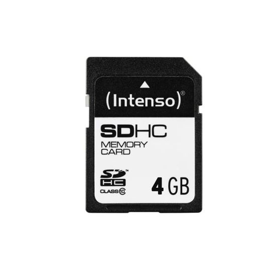 SDHC 4GB Intenso CL10 - Sous blister